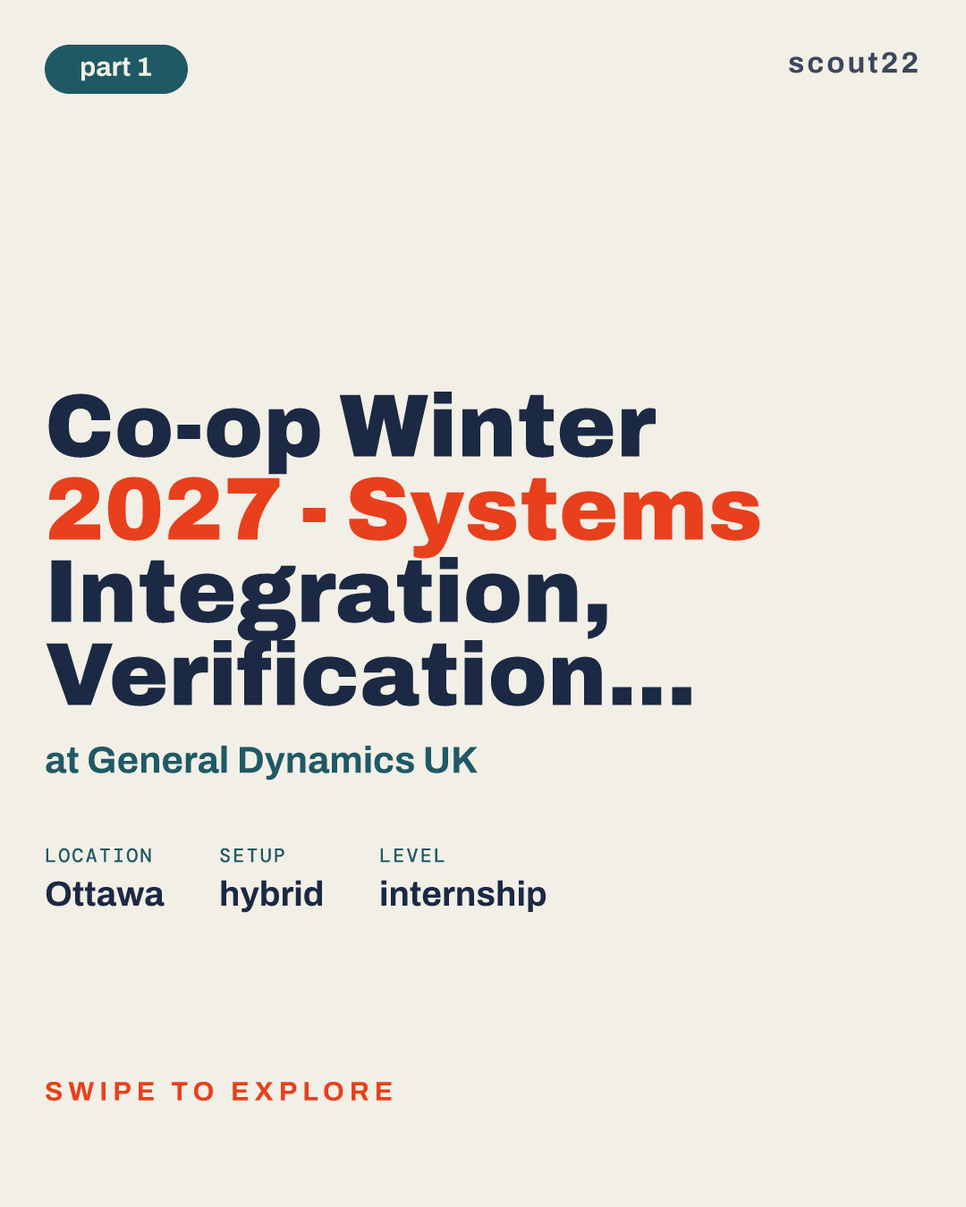 Co-op Winter 2027 - Systems Integration, Verification, and Validation - 8-12 months at General Dynamics UK