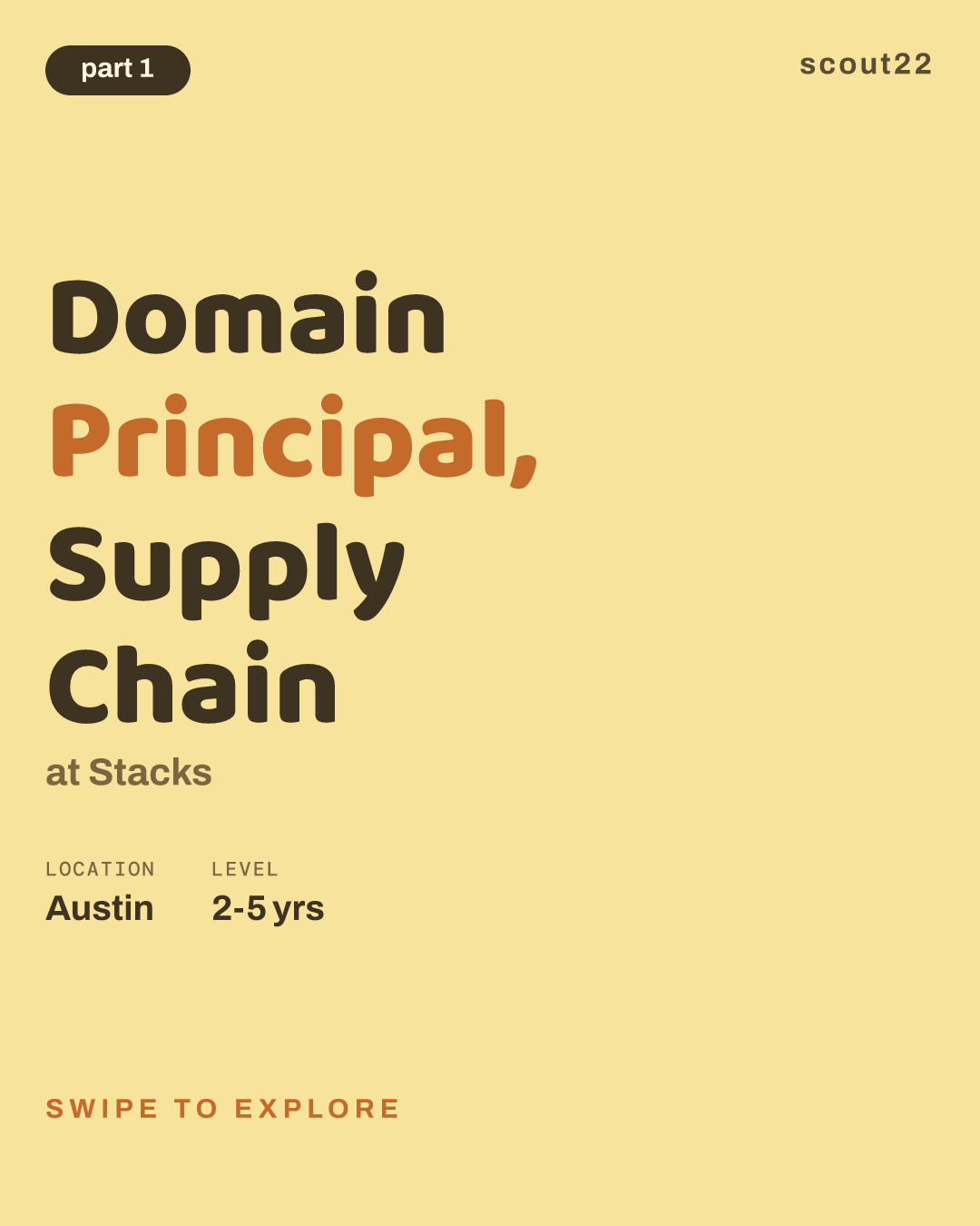 Domain Principal, Supply Chain at Stacks