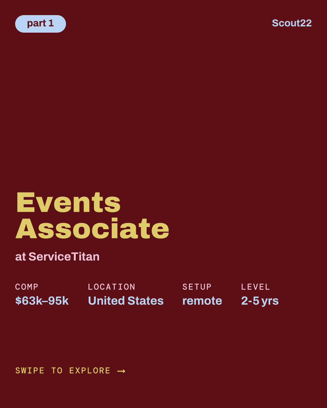 Events Associate at ServiceTitan