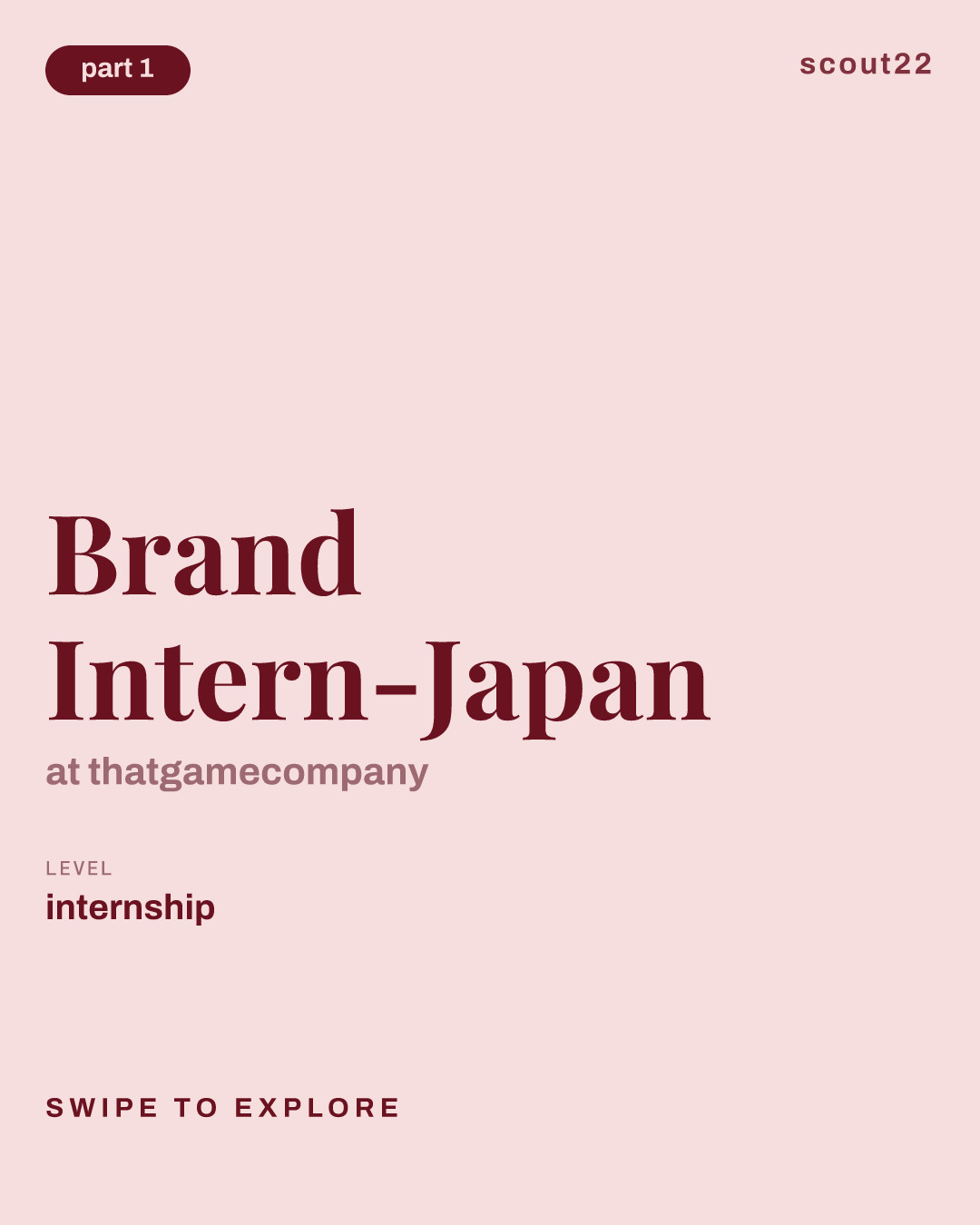 Brand Intern-Japan at thatgamecompany