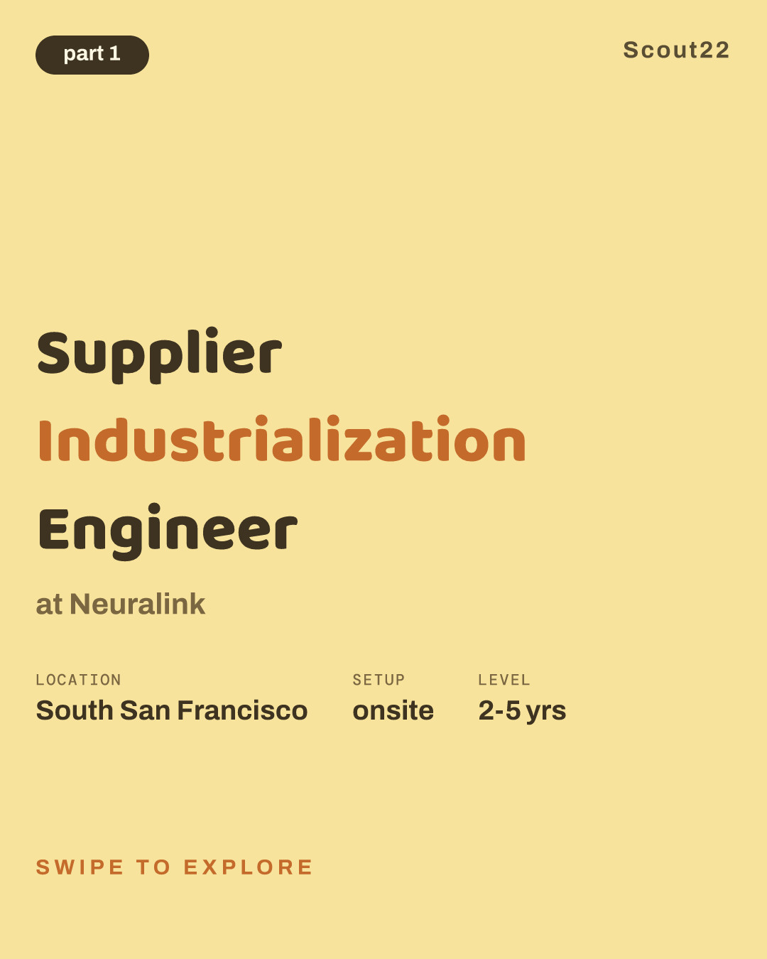 Supplier Industrialization Engineer at Neuralink