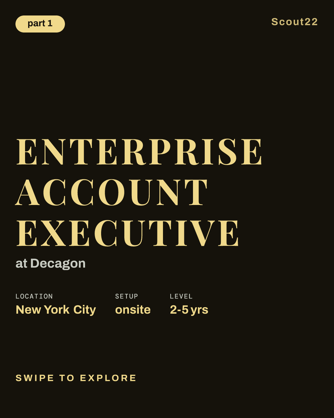Enterprise Account Executive at Decagon