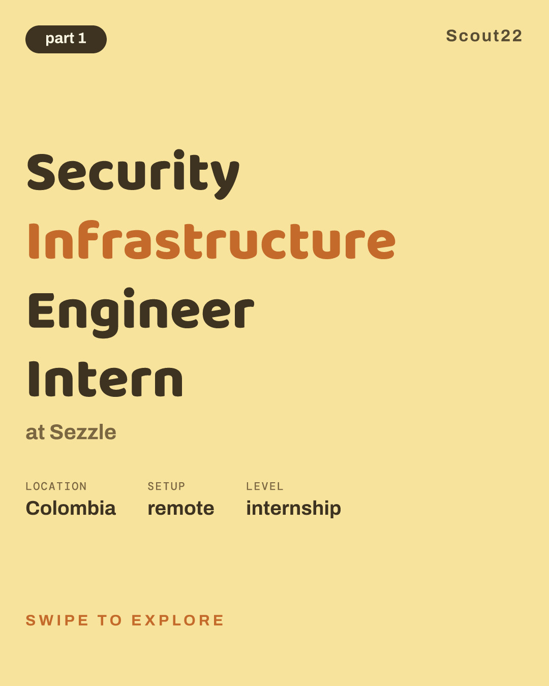 Security Infrastructure Engineer Intern at Sezzle