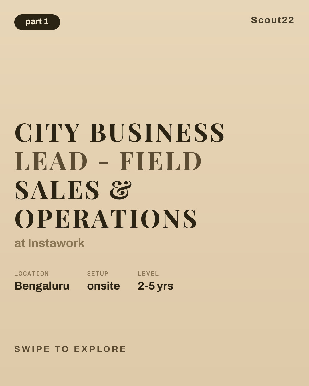 City Business Lead - Field Sales & Operations at Instawork