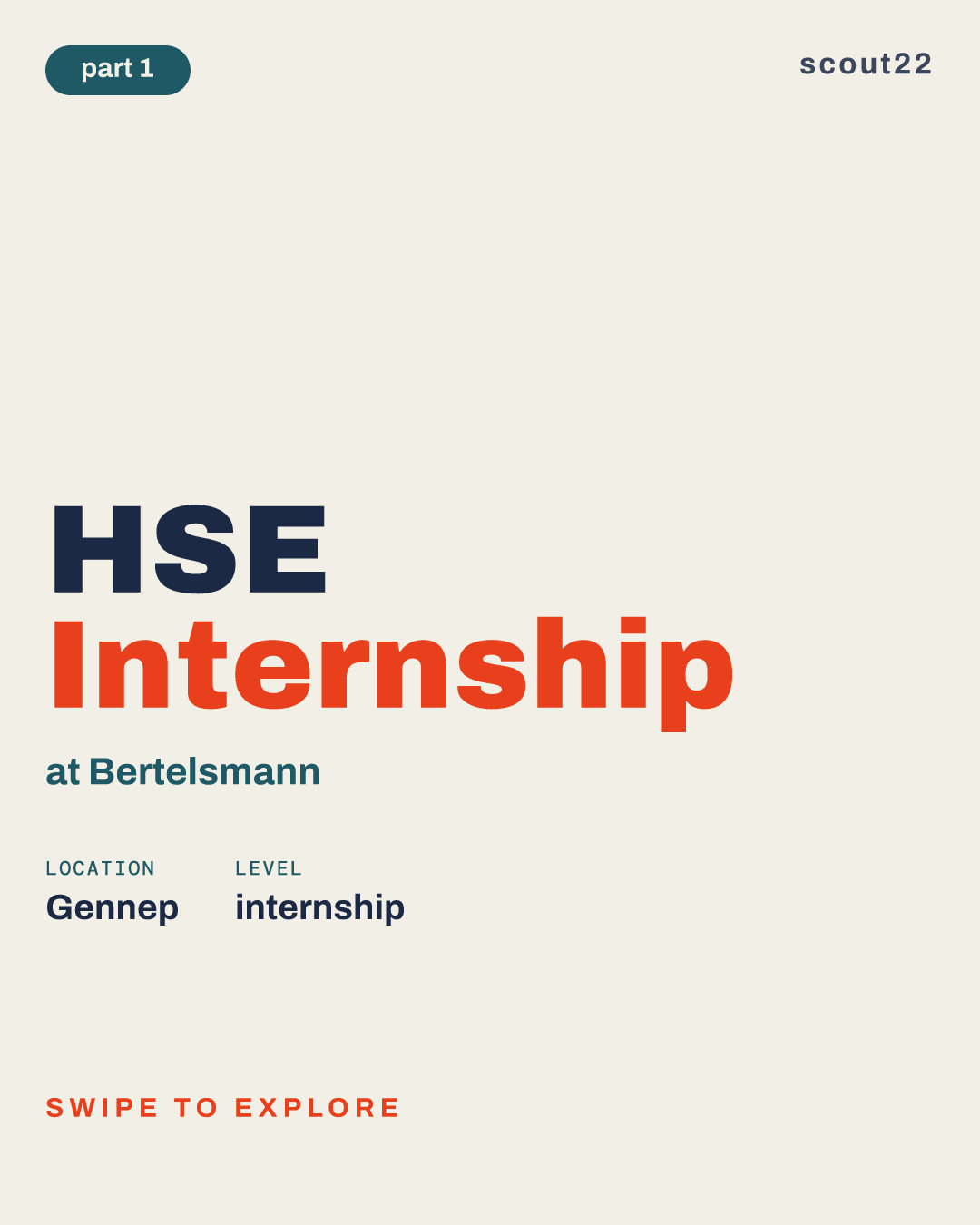 HSE Internship at Bertelsmann