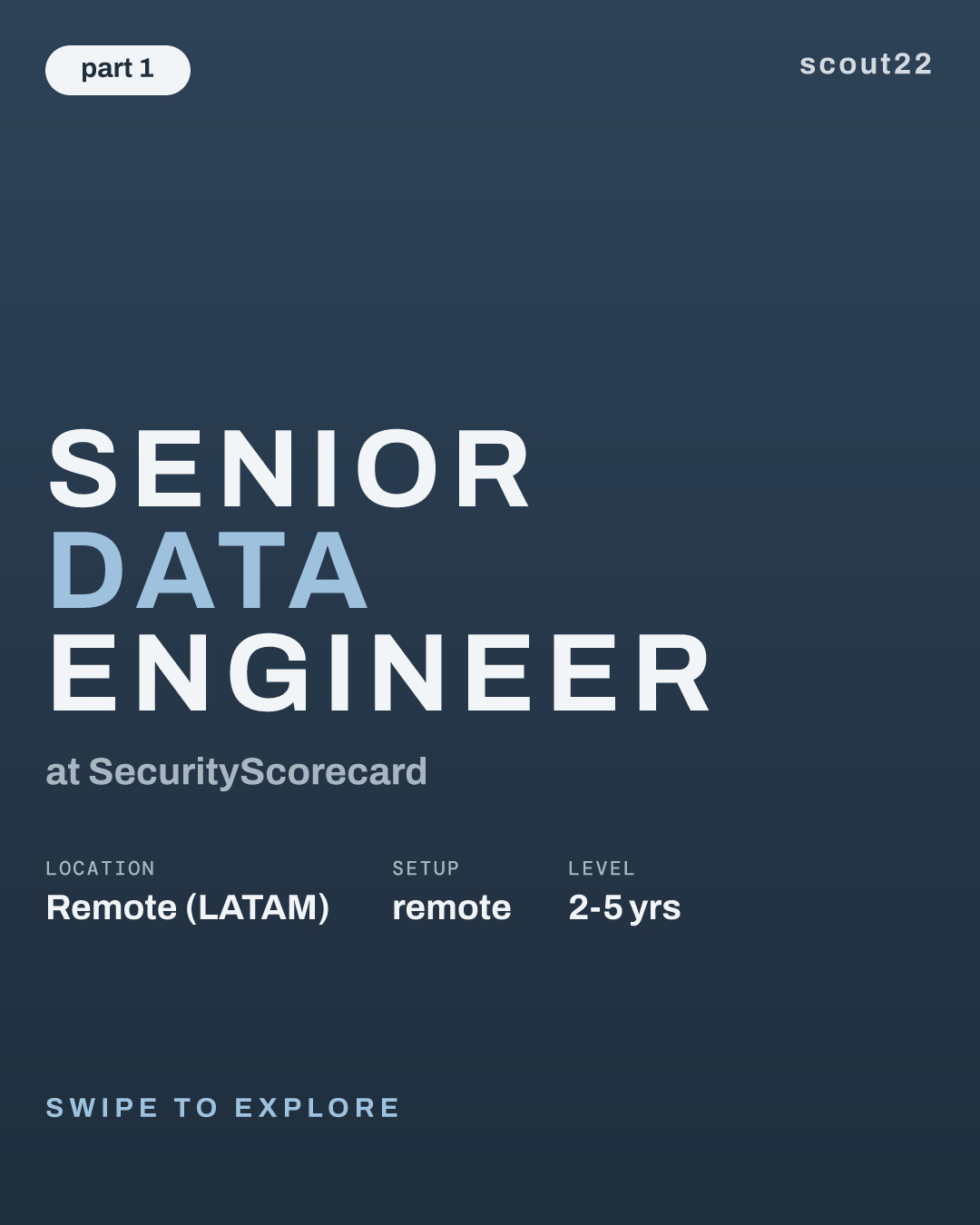 Senior Data Engineer at SecurityScorecard