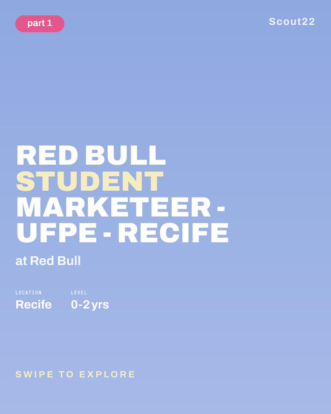 Red Bull Student Marketeer - UFPE - Recife at Red Bull