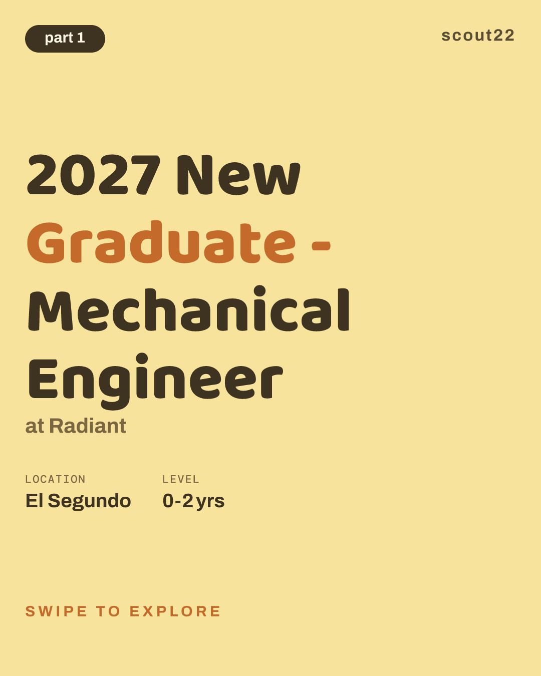 2027 New Graduate - Mechanical Engineer at Radiant