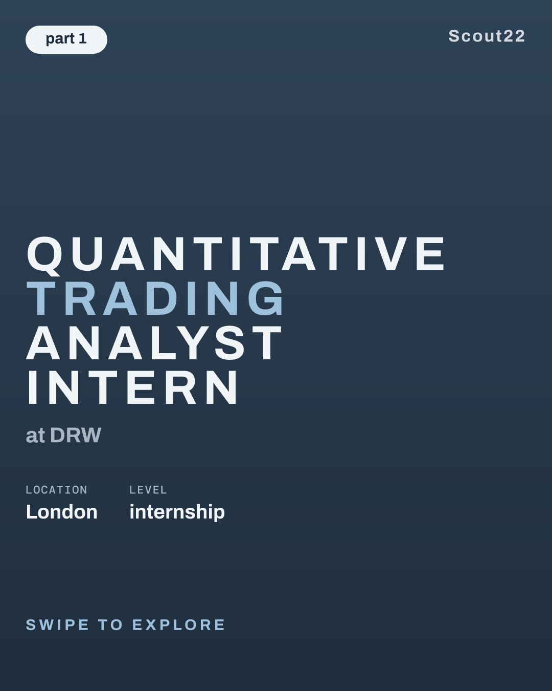 Quantitative Trading Analyst Intern at DRW