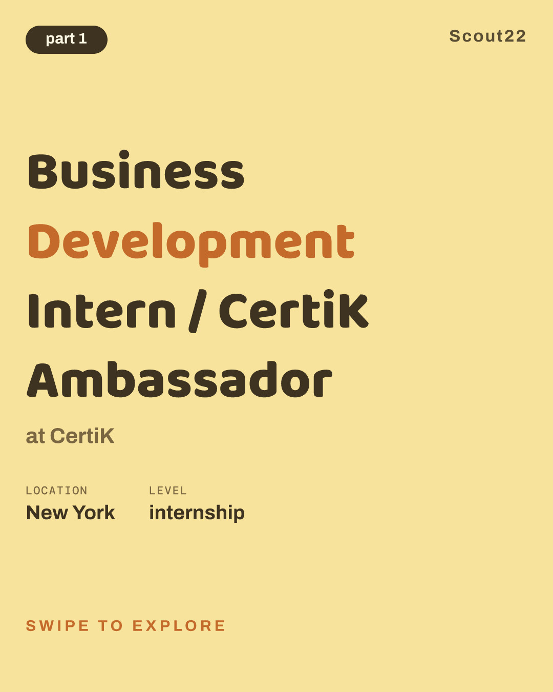 Business Development Intern / CertiK Ambassador at CertiK