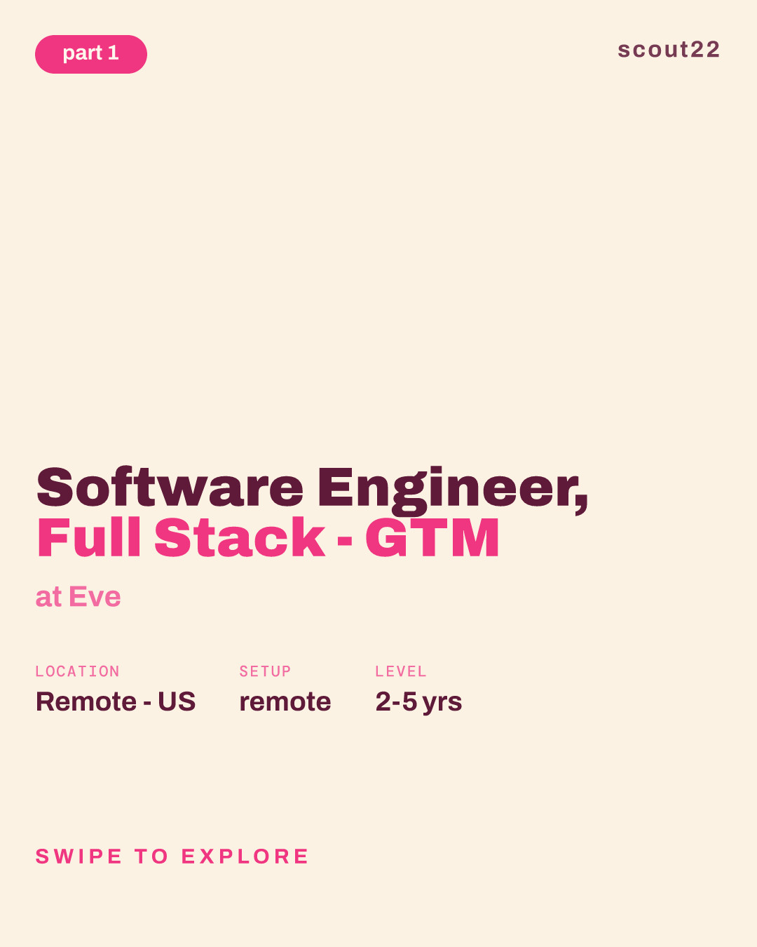 Software Engineer, Full Stack - GTM at Eve
