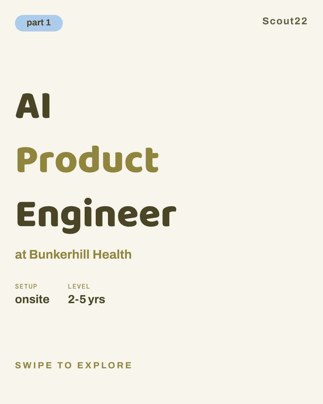 AI Product Engineer at Bunkerhill Health