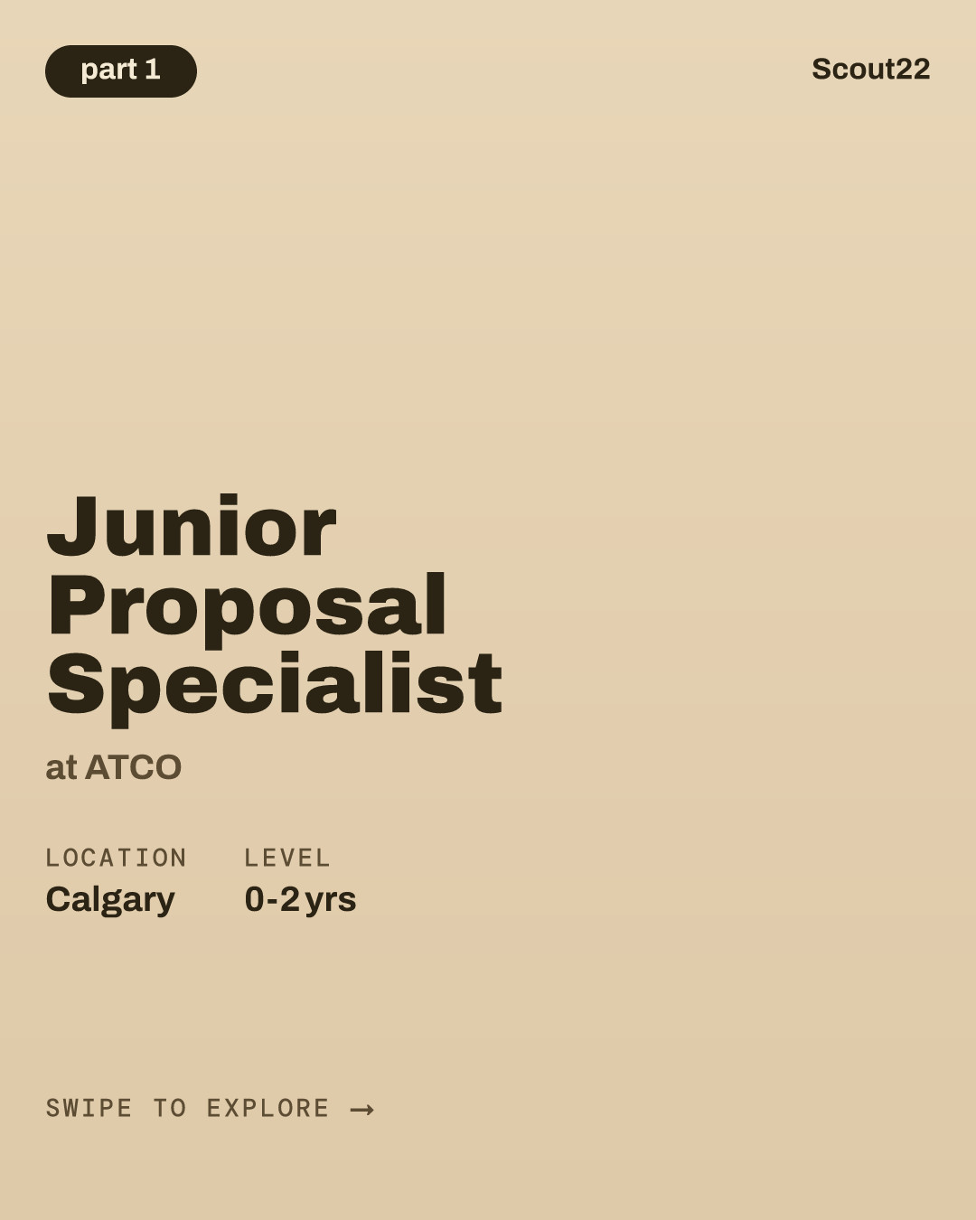 Junior Proposal Specialist at ATCO