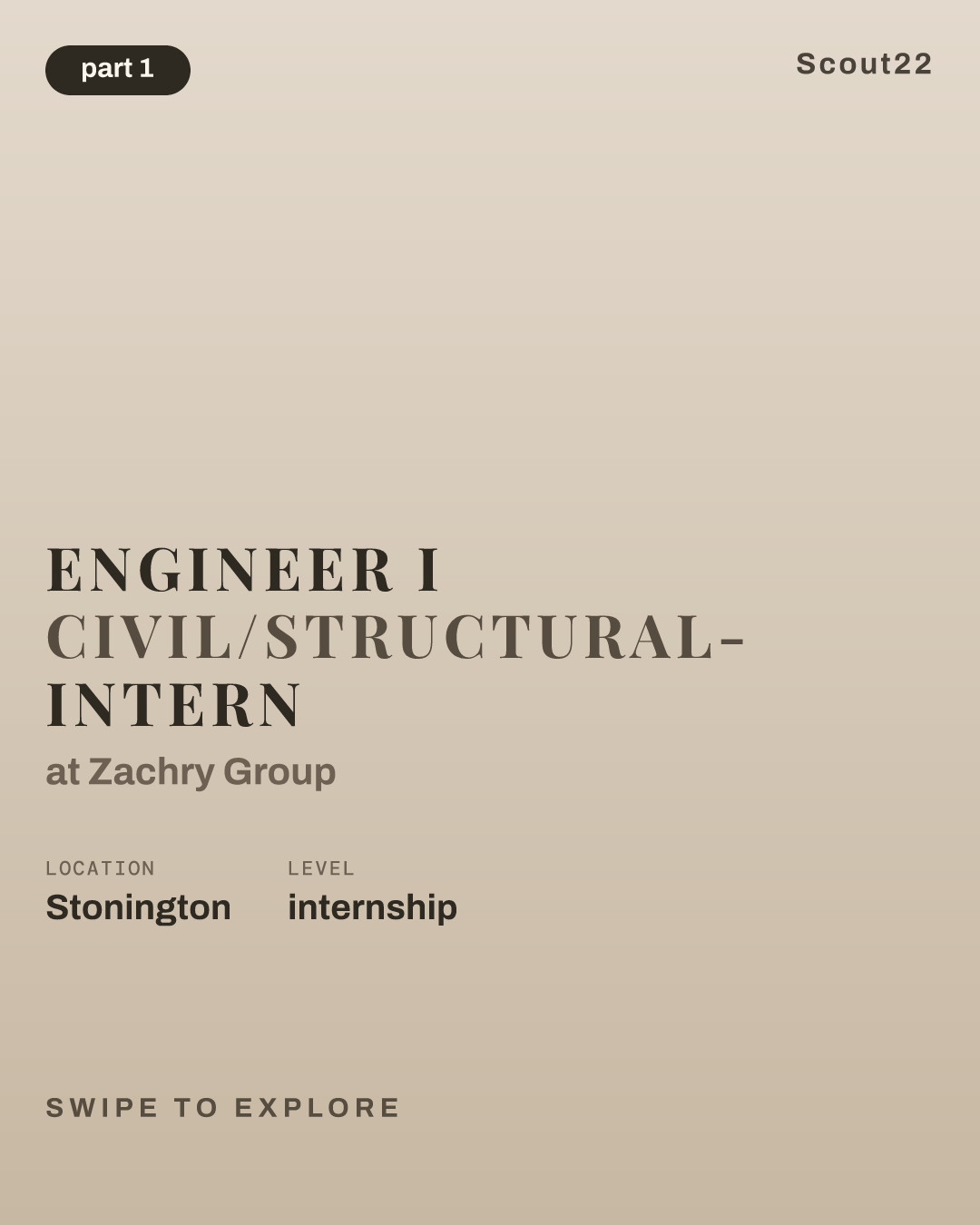Engineer I Civil/Structural- Intern at Zachry Group