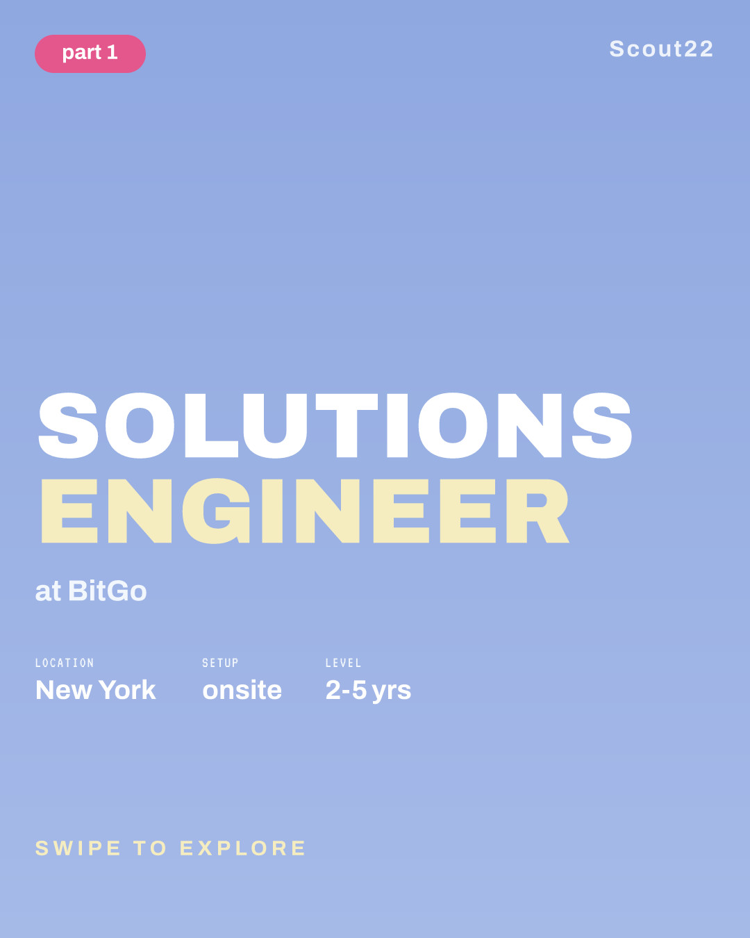Solutions Engineer at BitGo