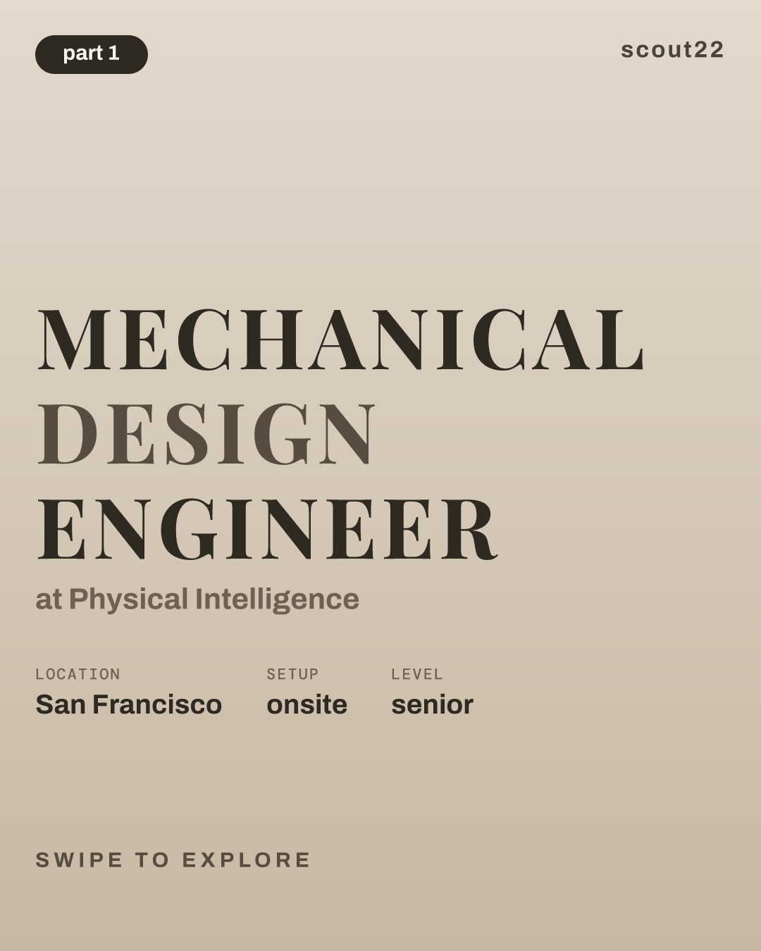 Mechanical Design Engineer at Physical Intelligence