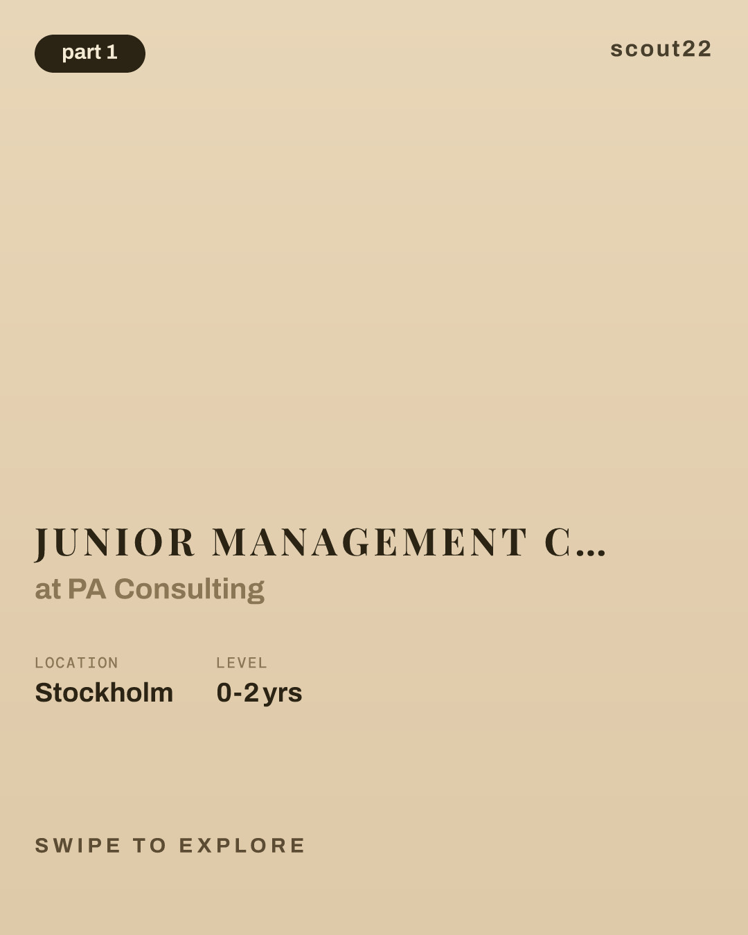 Junior Management Consultants to PA Consulting - Aug 2027 at PA Consulting