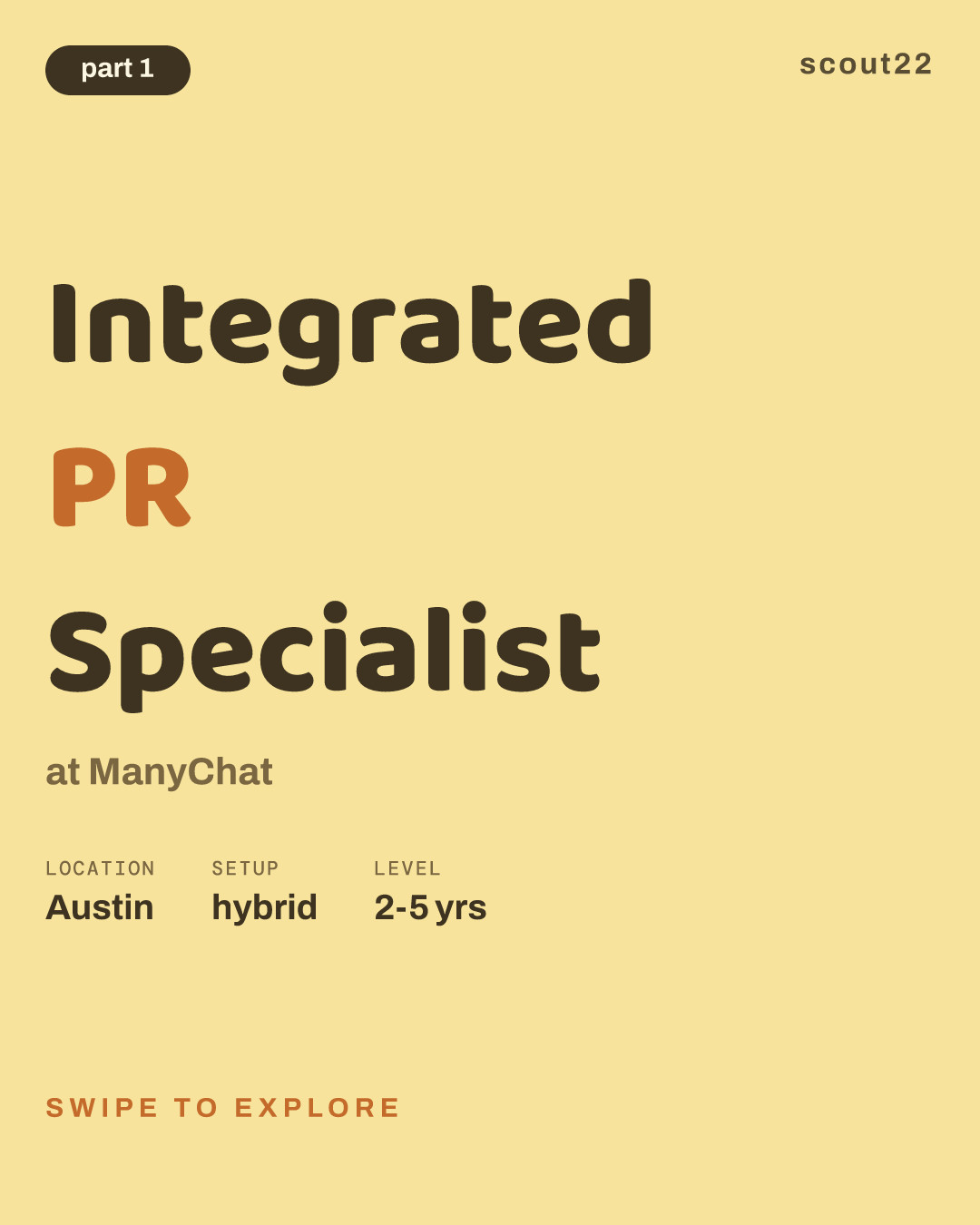 Integrated PR Specialist at ManyChat