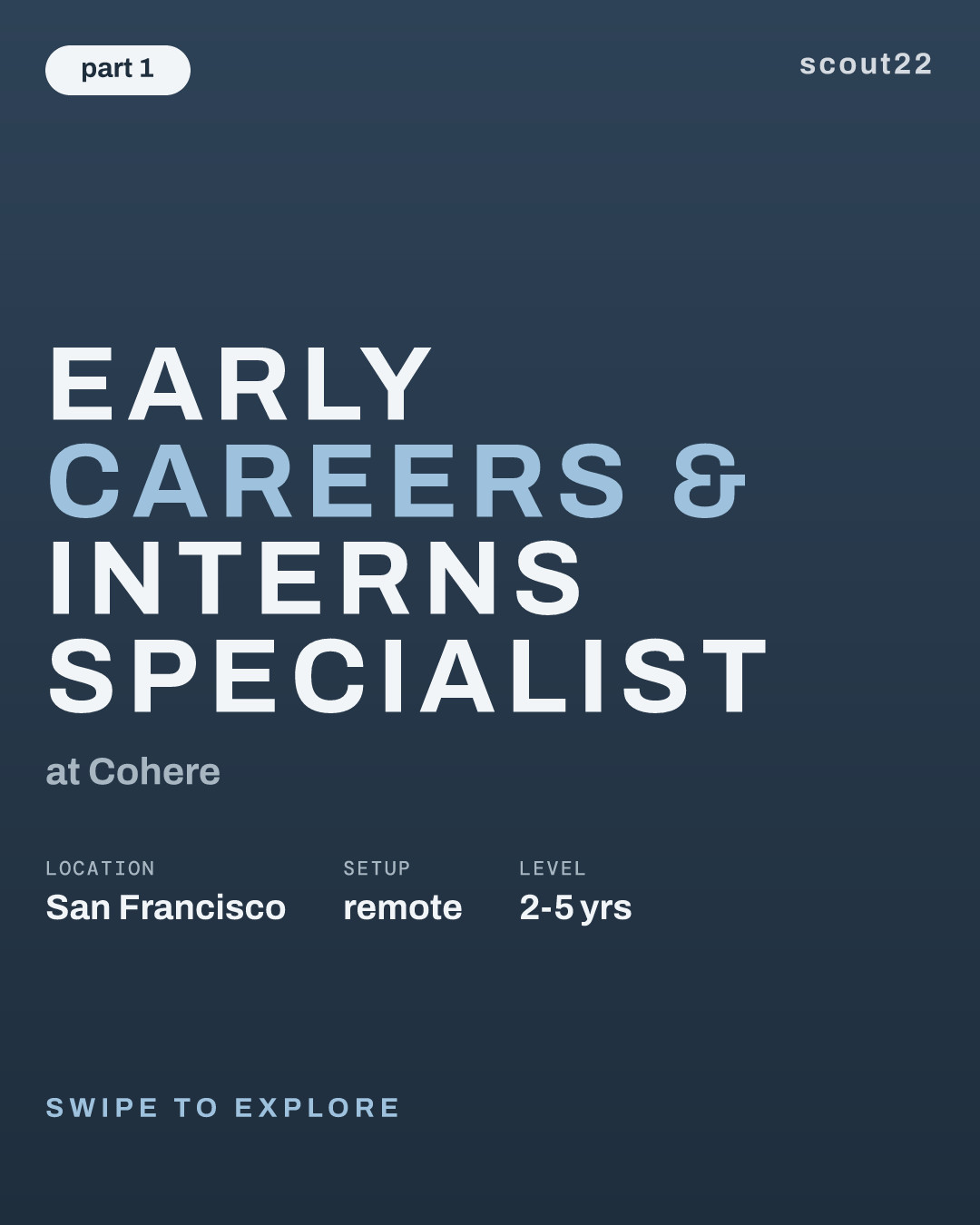 Early Careers & Interns Specialist at Cohere