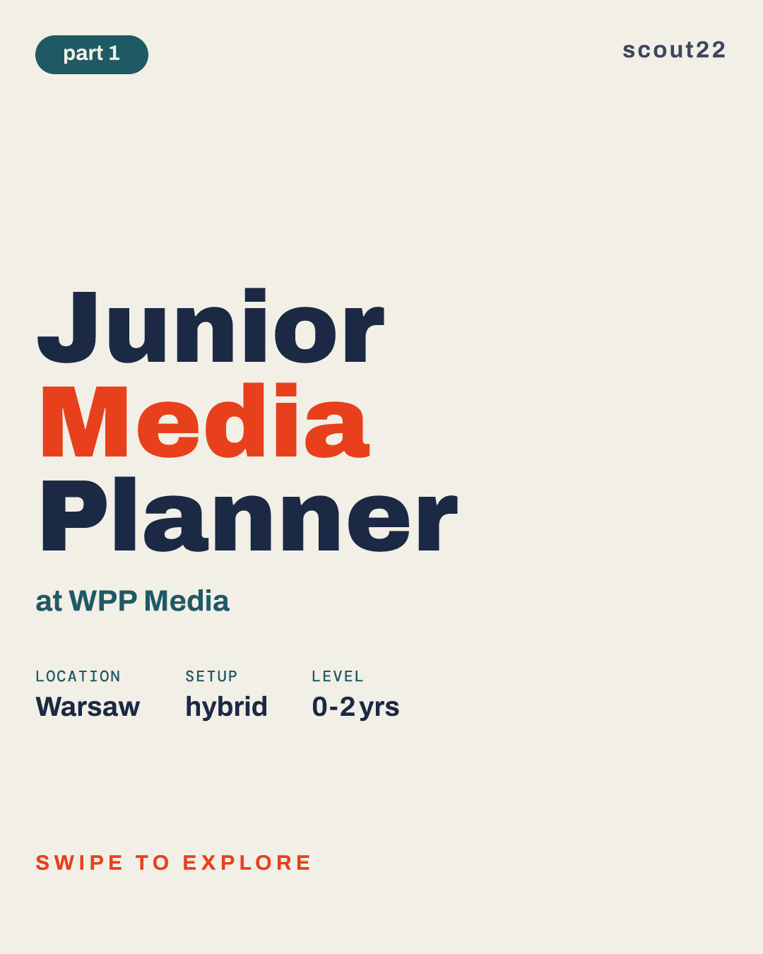 Junior Media Planner at WPP Media