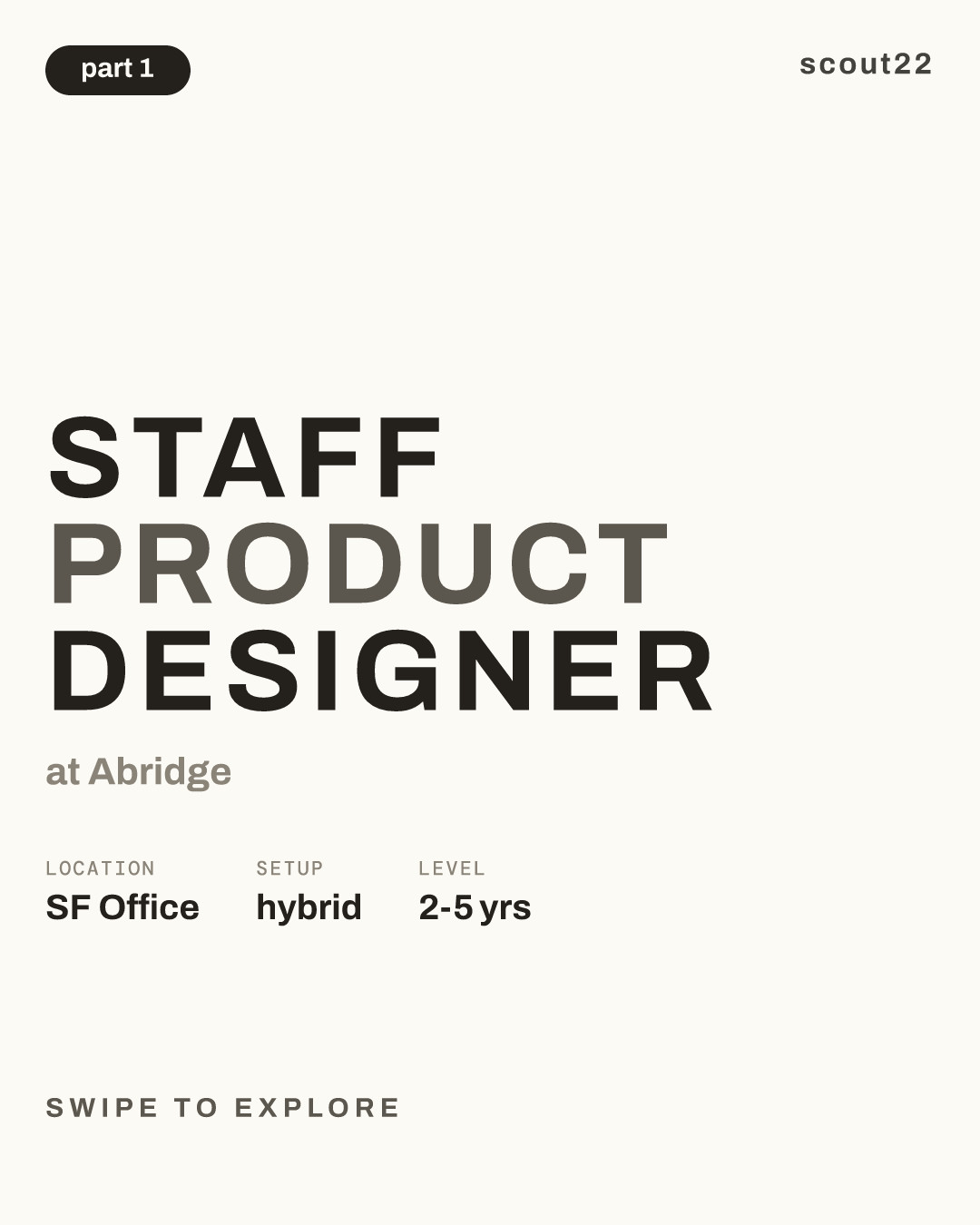 Staff Product Designer at Abridge