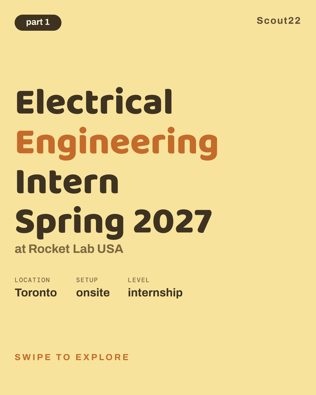 Electrical Engineering Intern Spring 2027 at Rocket Lab USA
