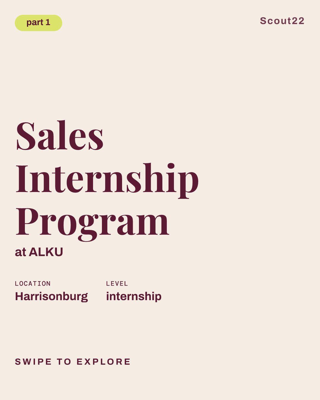Sales Internship Program at ALKU