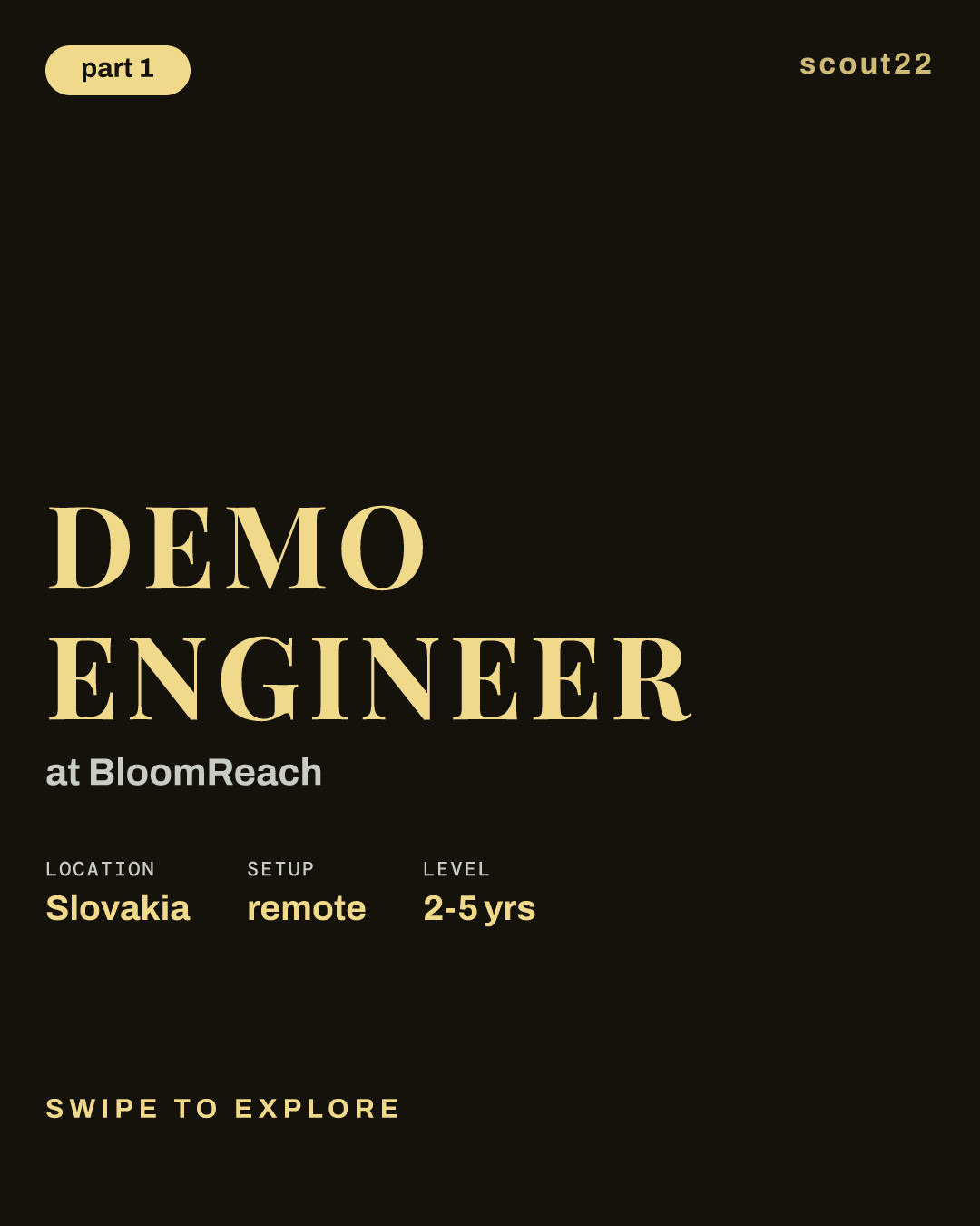 Demo Engineer at BloomReach