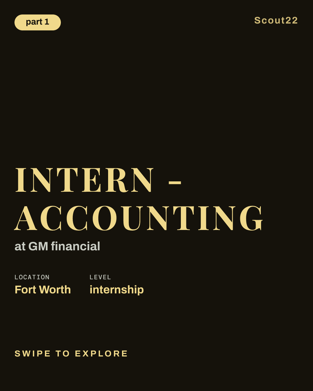 Intern - Accounting at GM financial