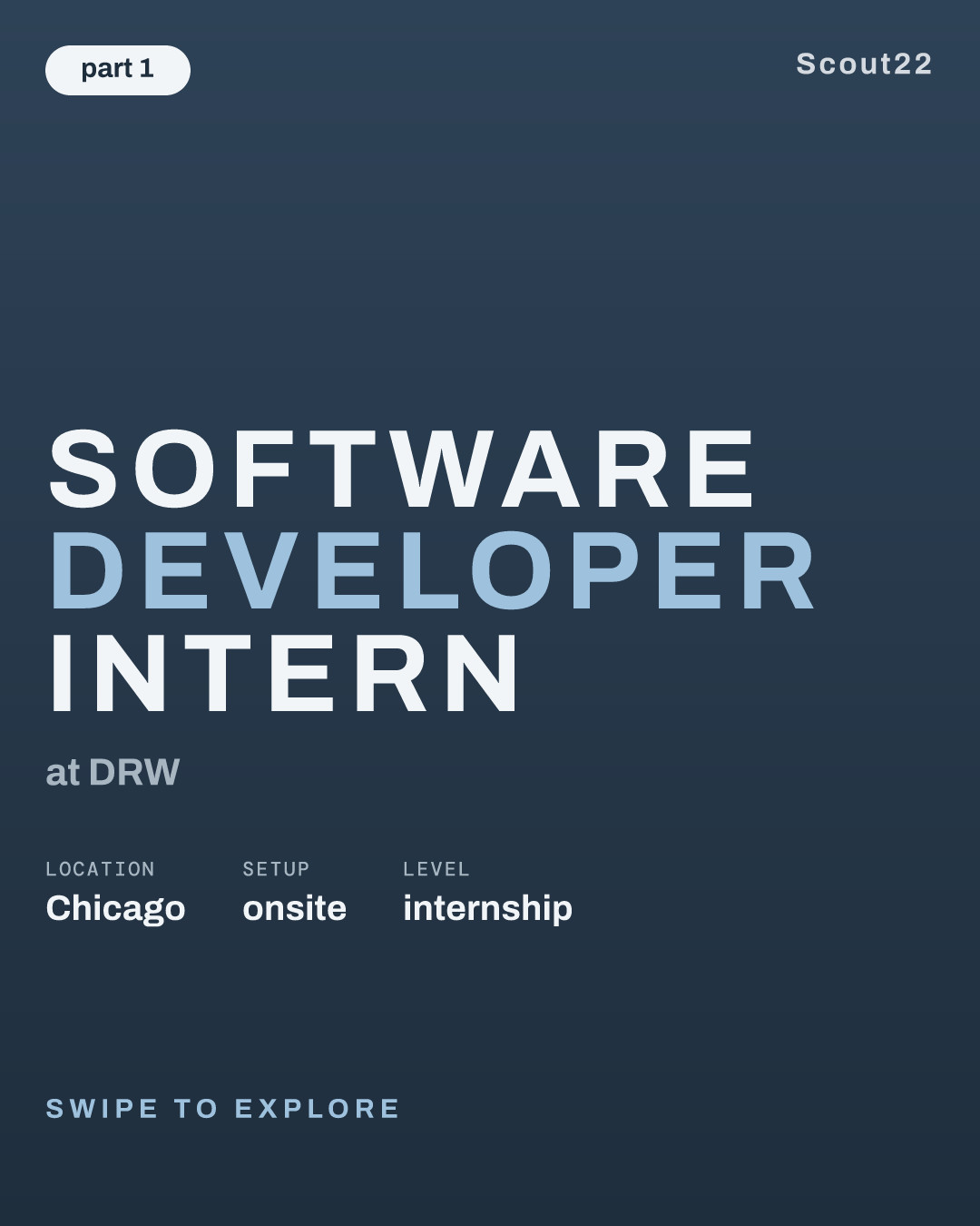 Software Developer Intern at DRW
