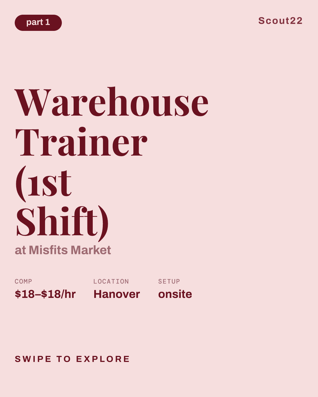Warehouse Trainer (1st Shift) at Misfits Market