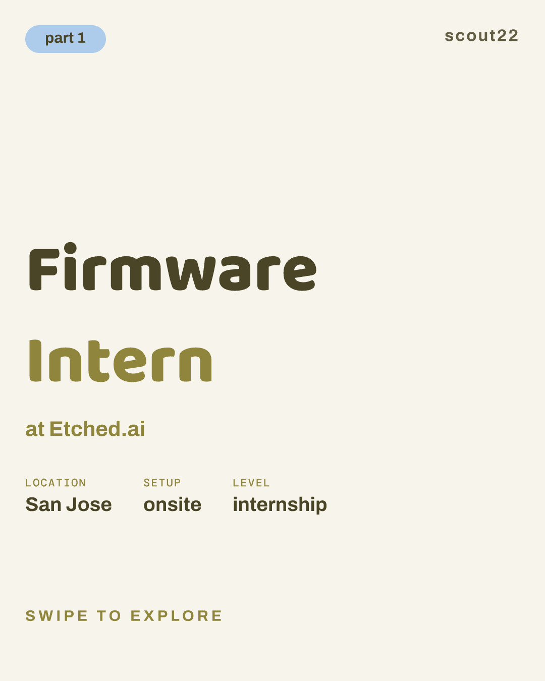 Firmware Intern at Etched.ai