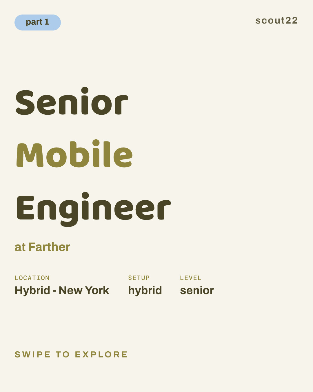 Senior Mobile Engineer at Farther