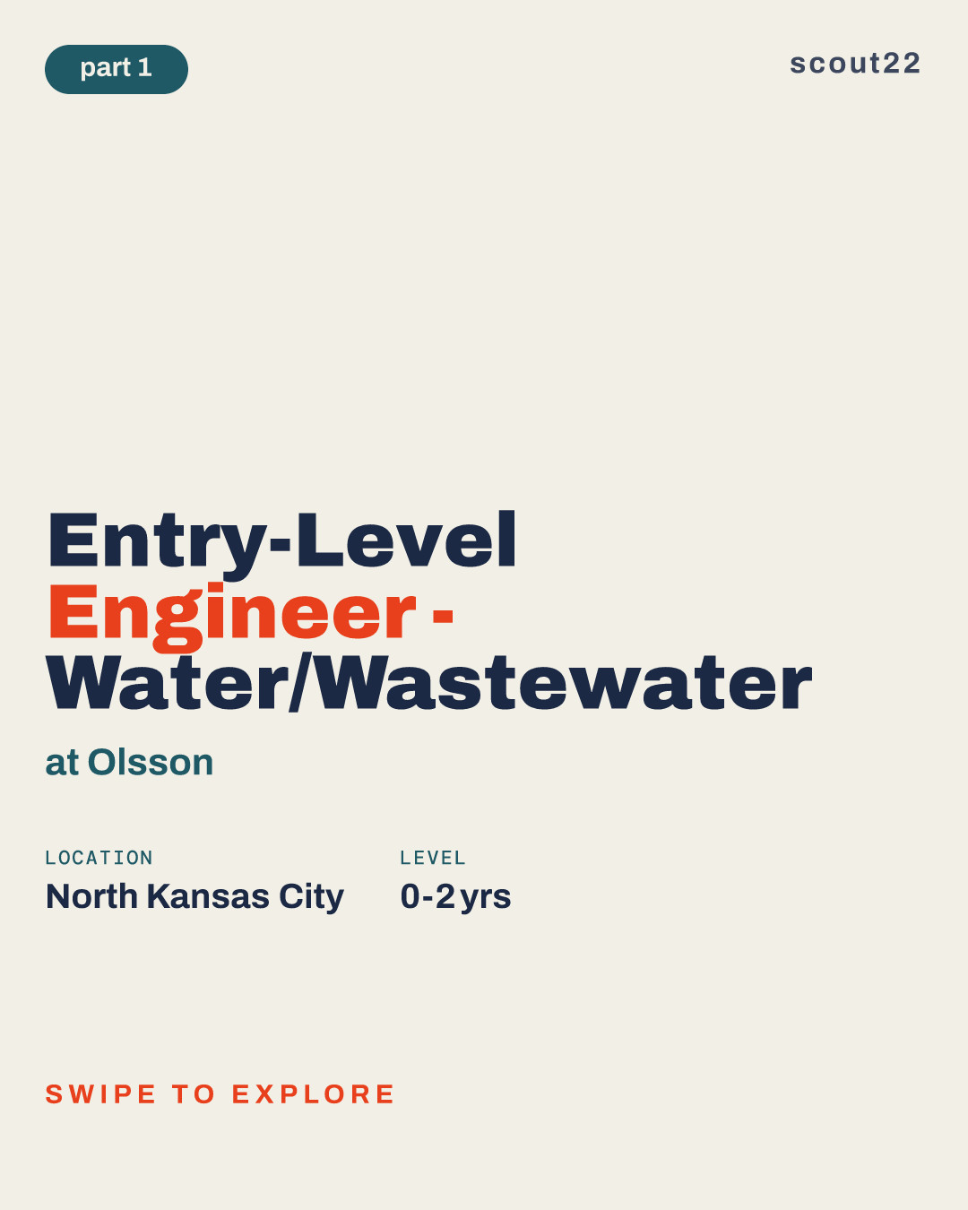 Entry-Level Engineer - Water/Wastewater at Olsson