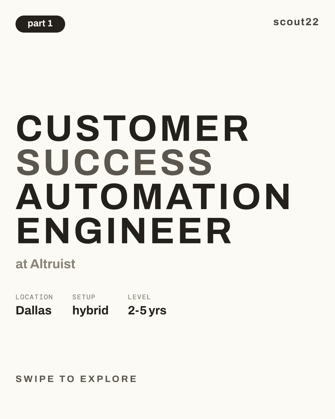 Customer Success Automation Engineer at Altruist
