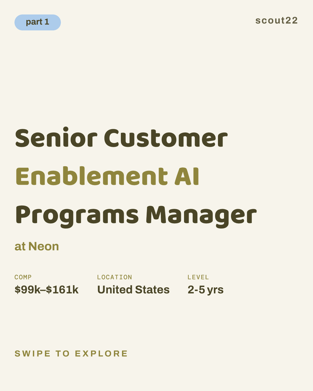Senior Customer Enablement AI Programs Manager at Neon