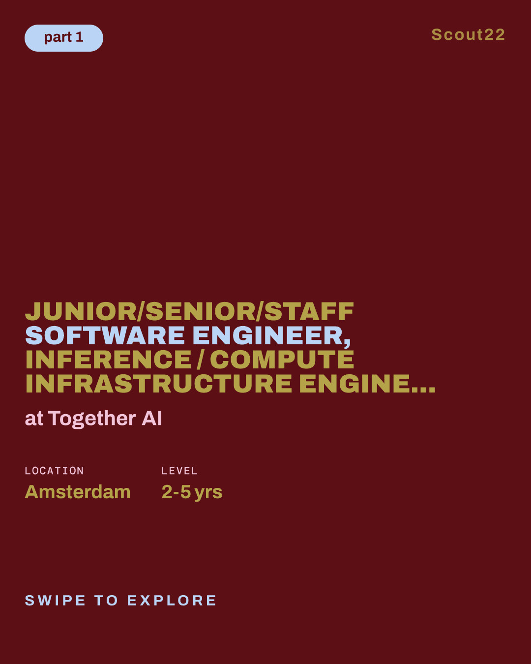 Junior/Senior/Staff Software Engineer, Inference / Compute Infrastructure Engineering at Together AI