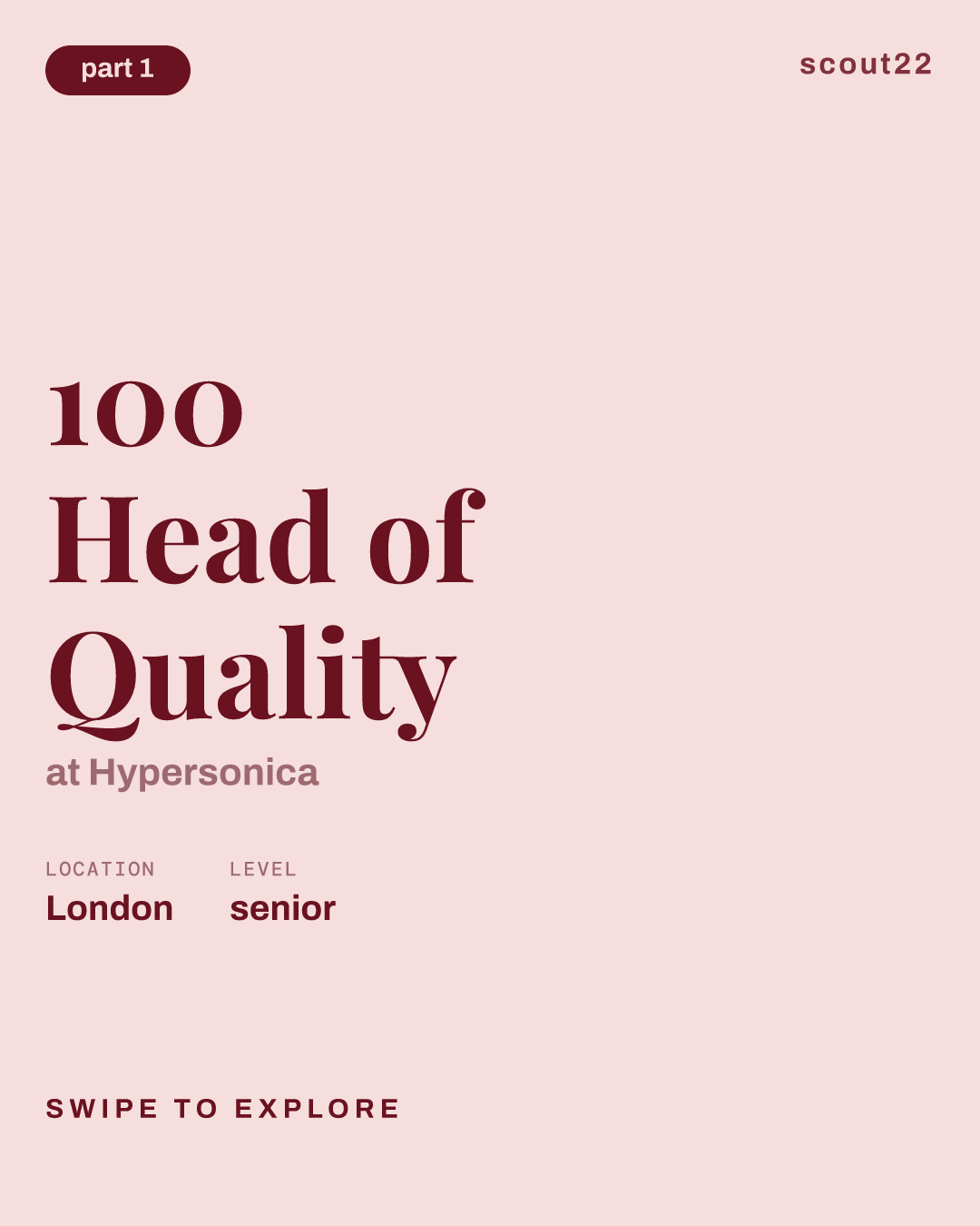100 Head of Quality at Hypersonica