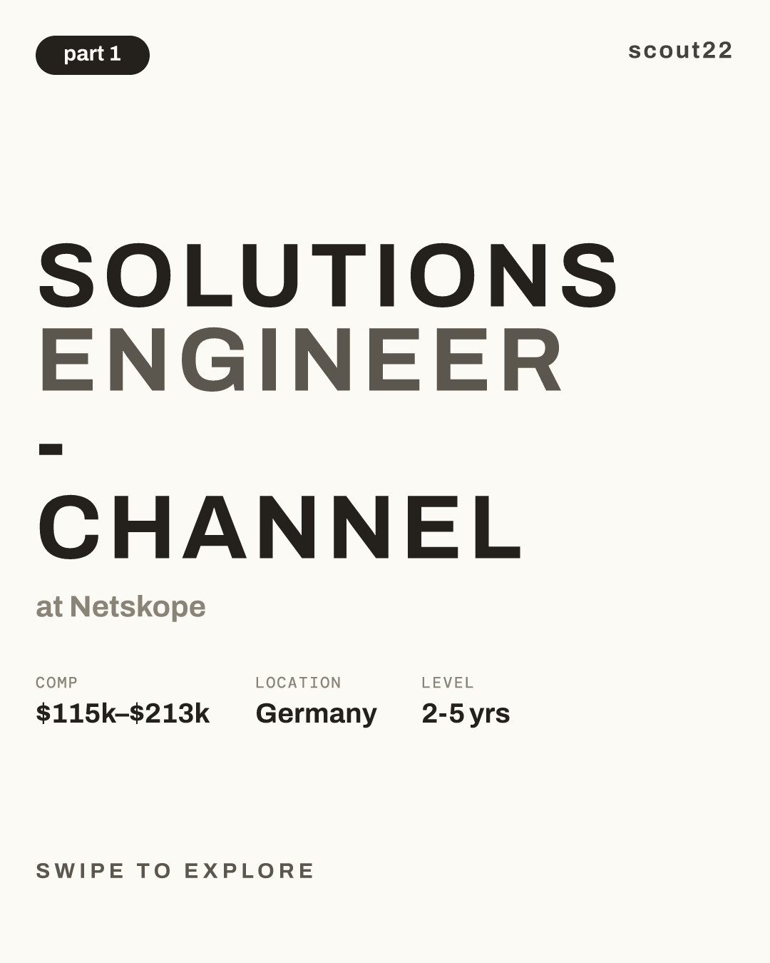 Solutions Engineer - Channel at Netskope
