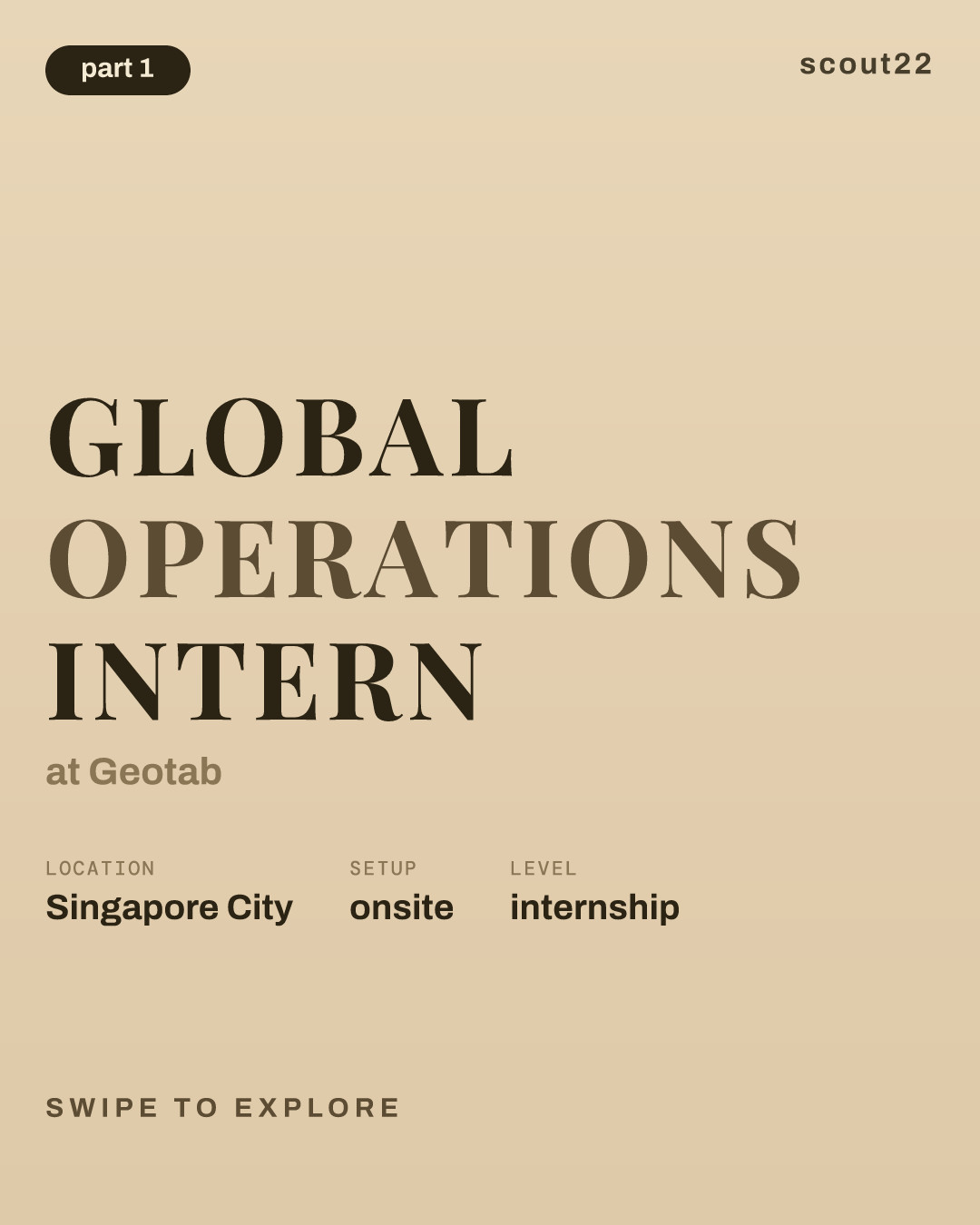 Global Operations Intern at Geotab