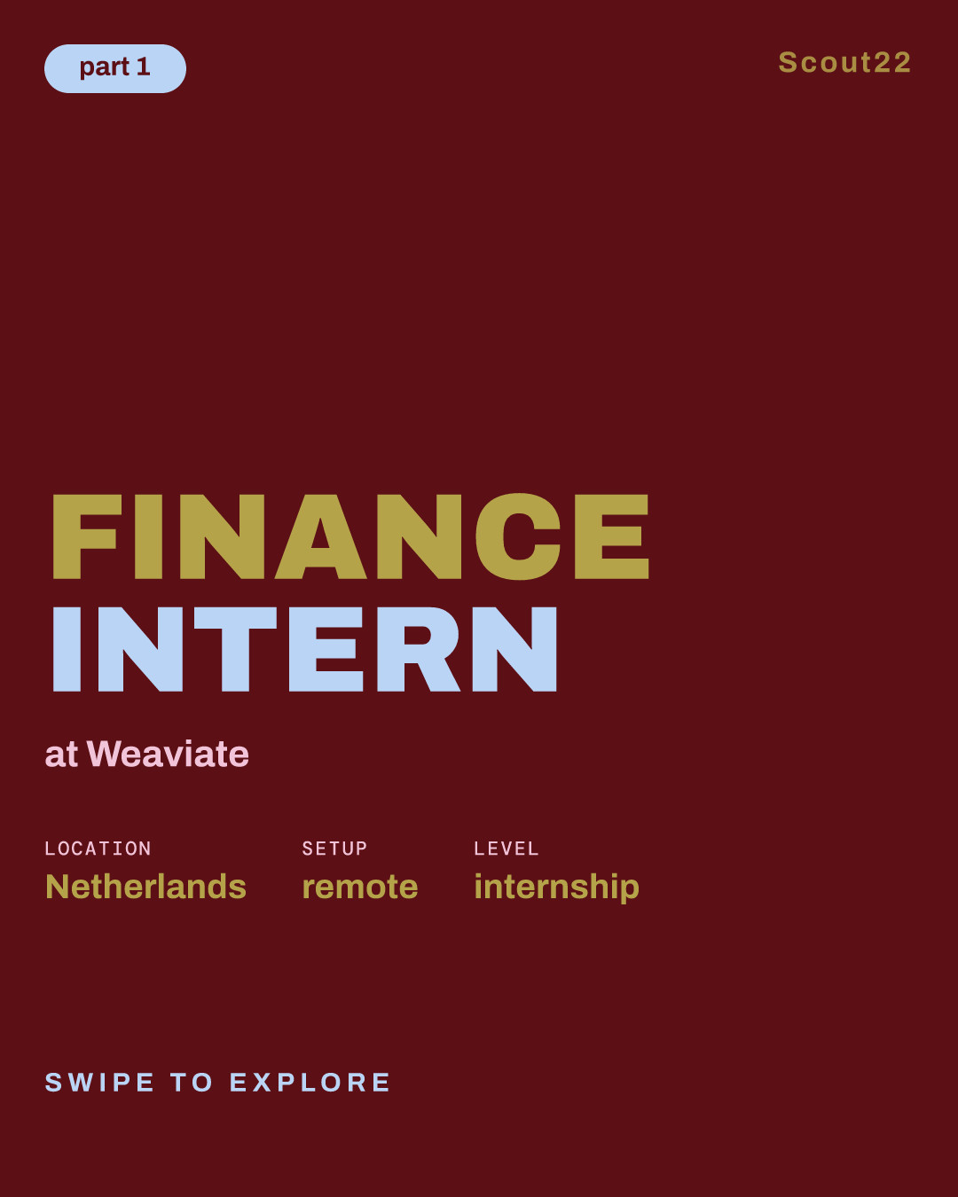 Finance Intern at Weaviate