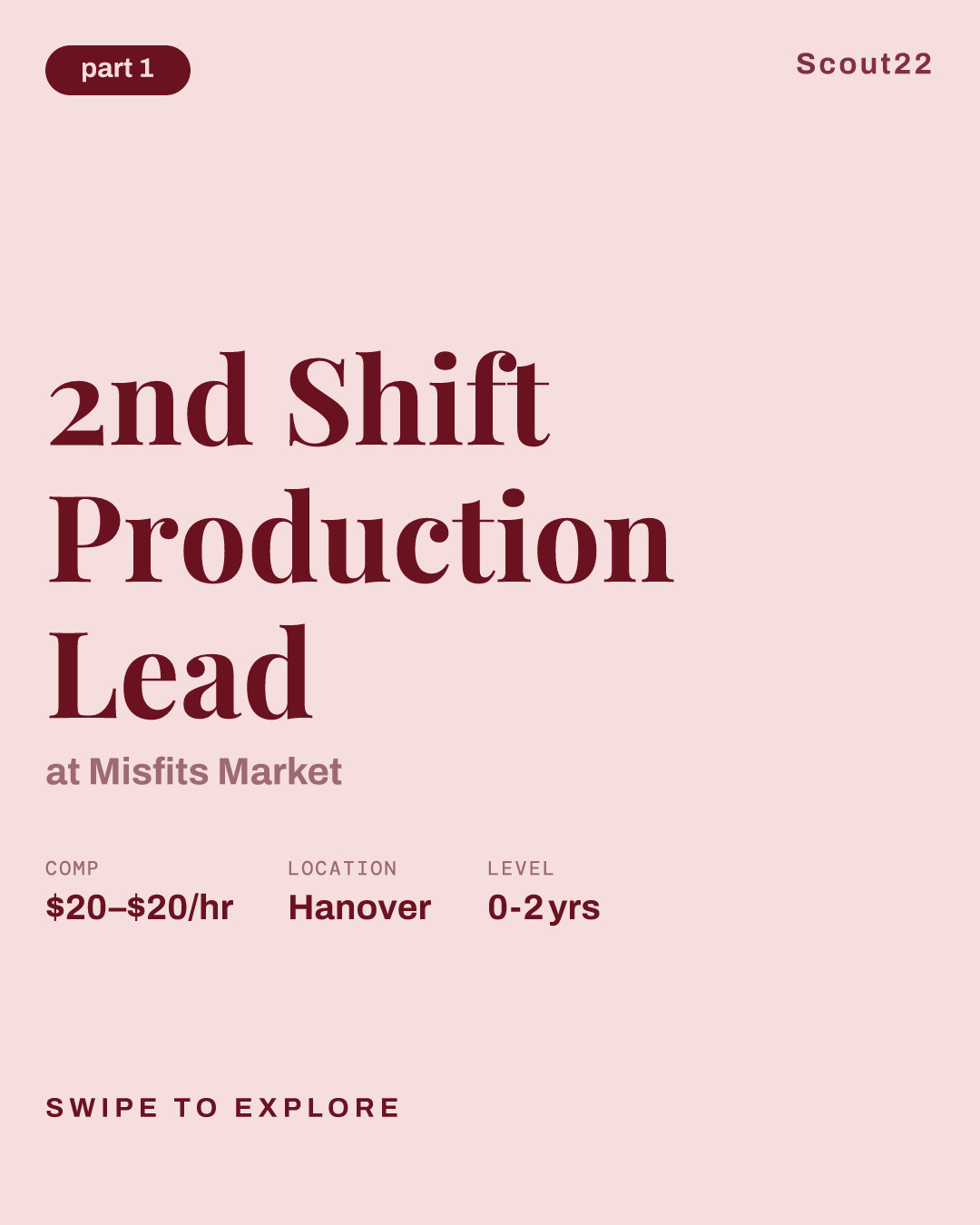 2nd Shift Production Lead at Misfits Market