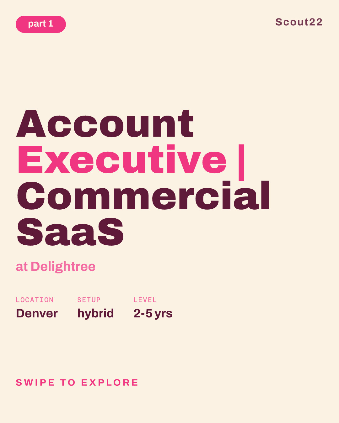 Account Executive | Commercial SaaS at Delightree