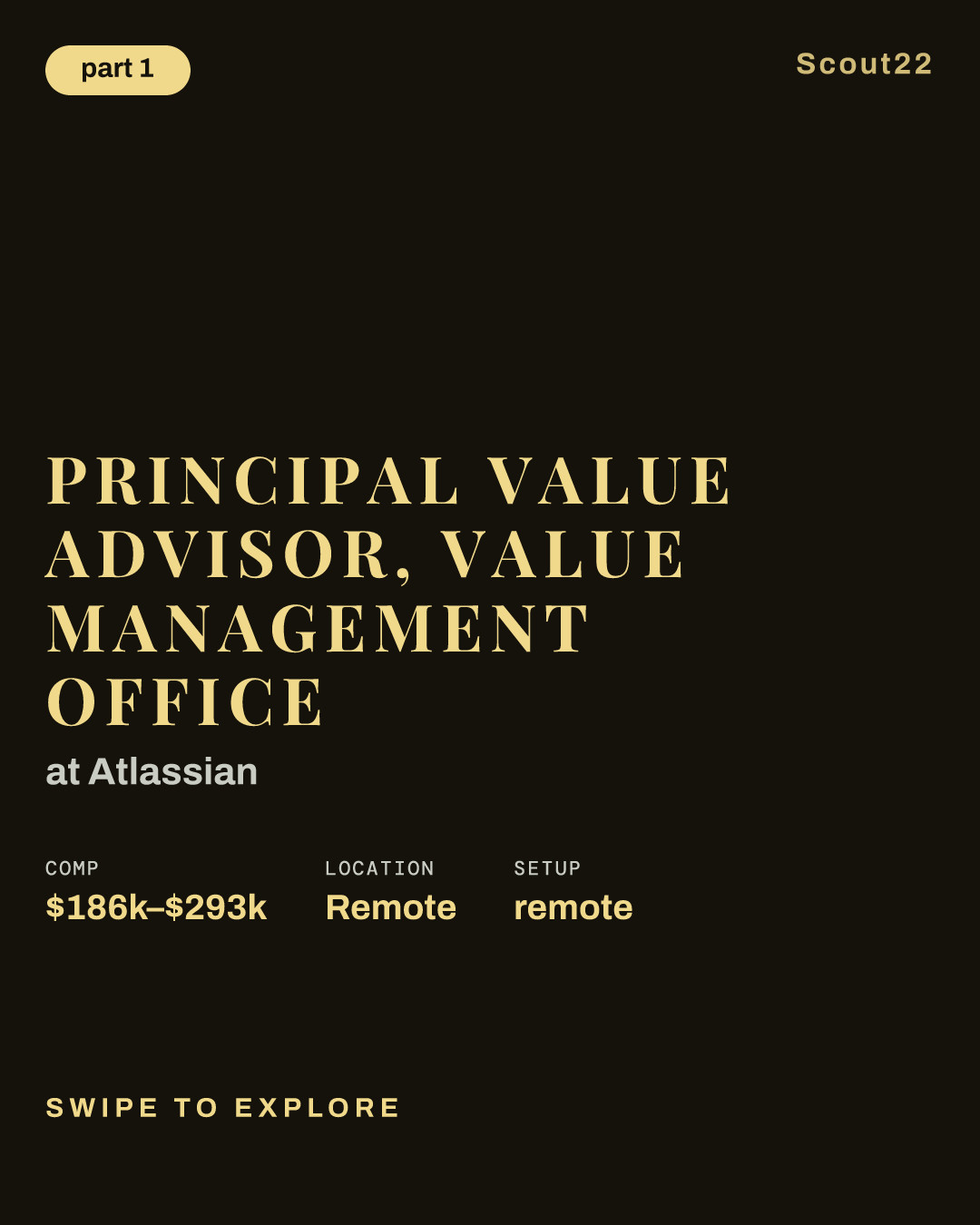 Principal Value Advisor, Value Management Office at Atlassian
