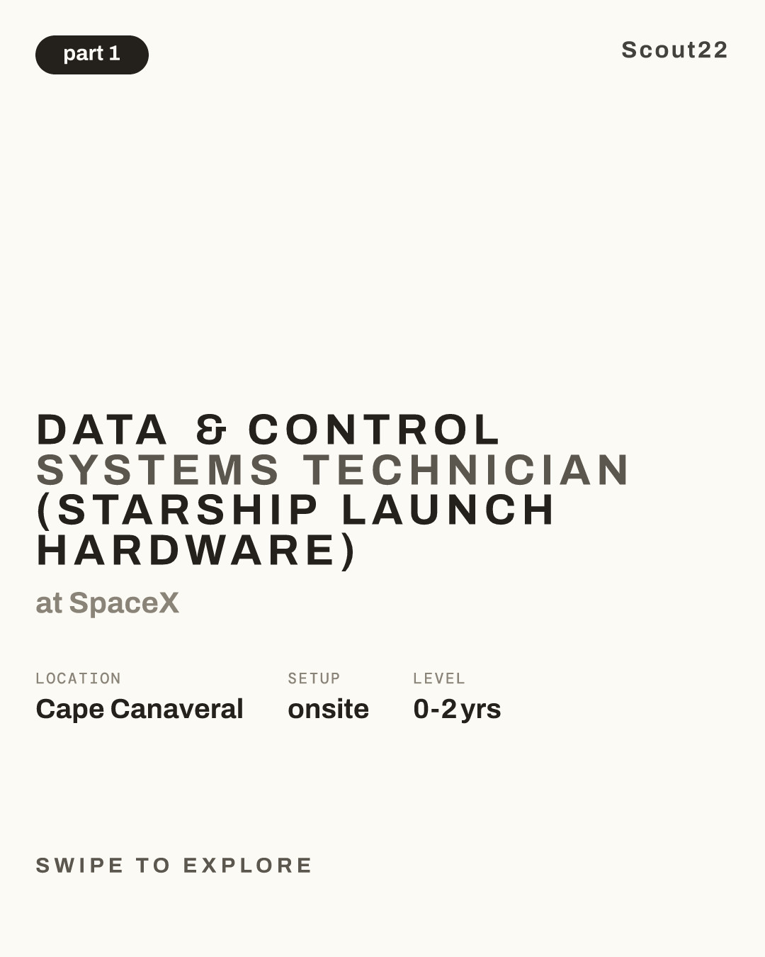 Data & Control Systems Technician (Starship Launch Hardware) at SpaceX