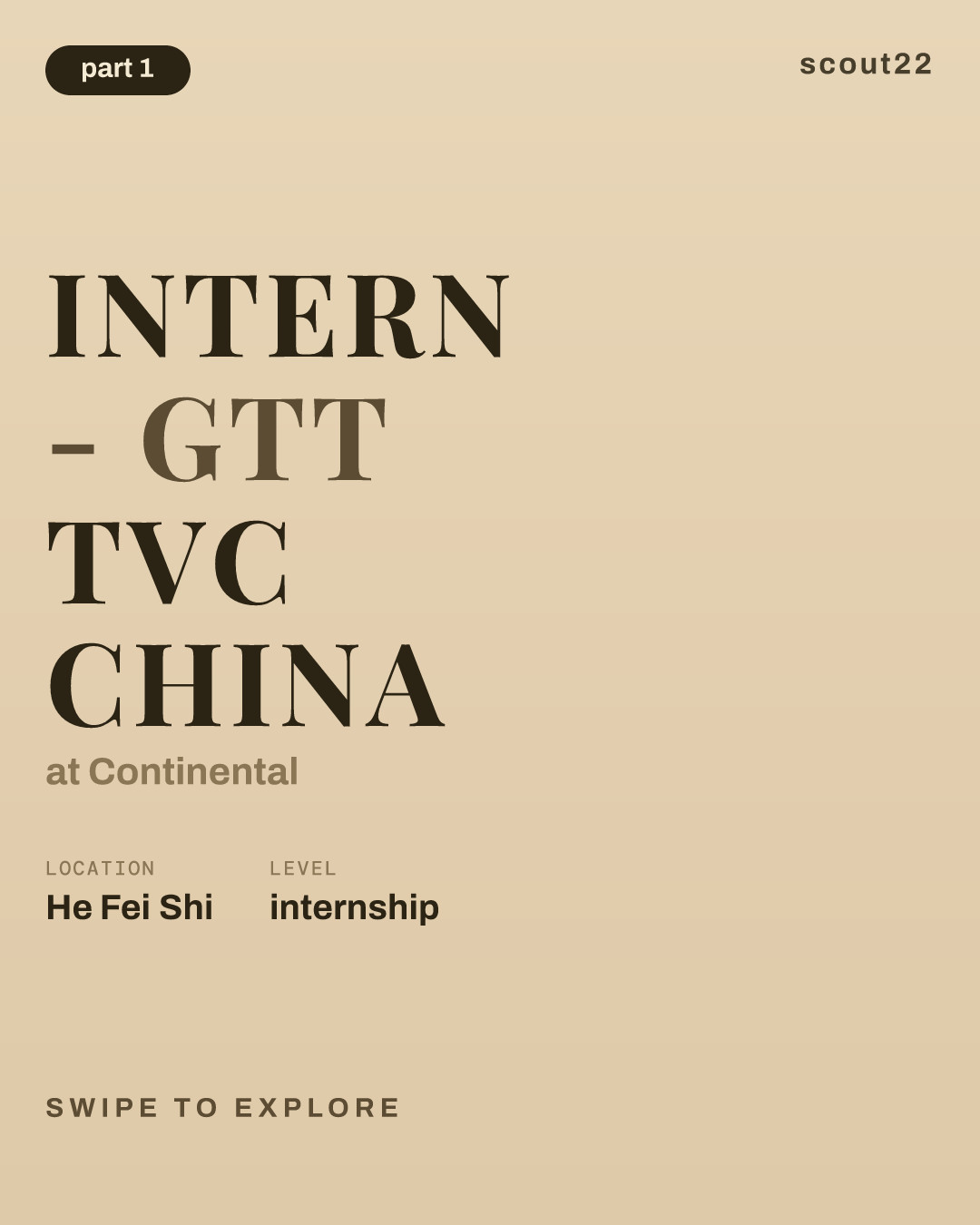 Intern - GTT TVC China at Continental
