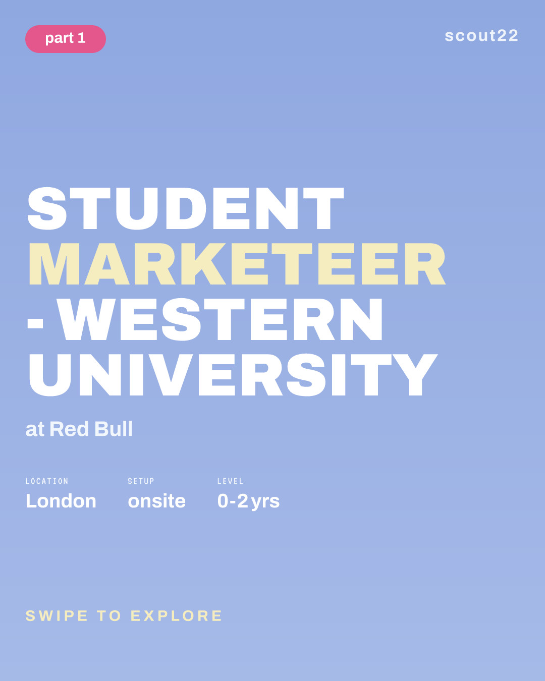Student Marketeer - Western University at Red Bull
