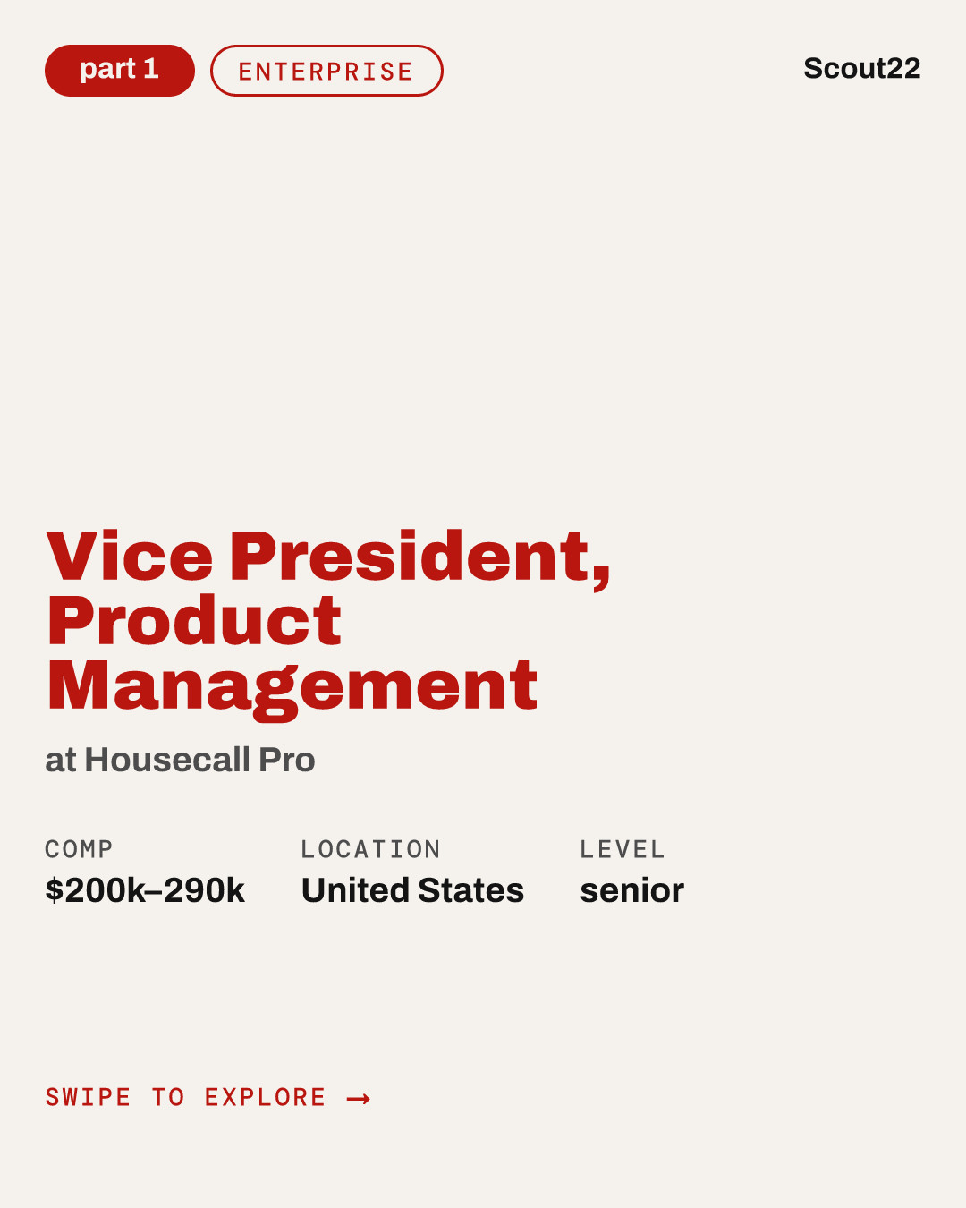 Vice President, Product Management (Enterprise) at Housecall Pro