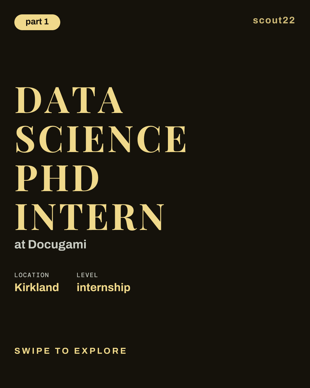 Data Science PhD Intern at Docugami