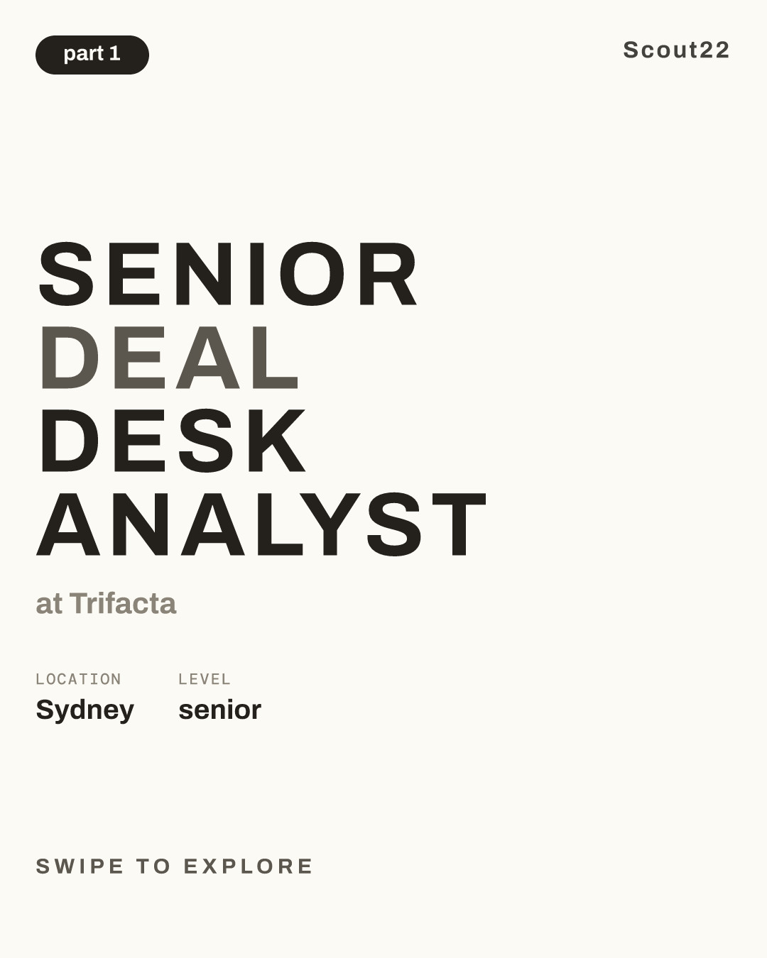 Senior Deal Desk Analyst at Trifacta